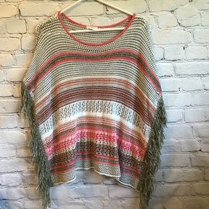 Cato boho poncho